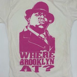 Vintage BIGGIE SMALLS women’s tee. Size says large…there is no way.